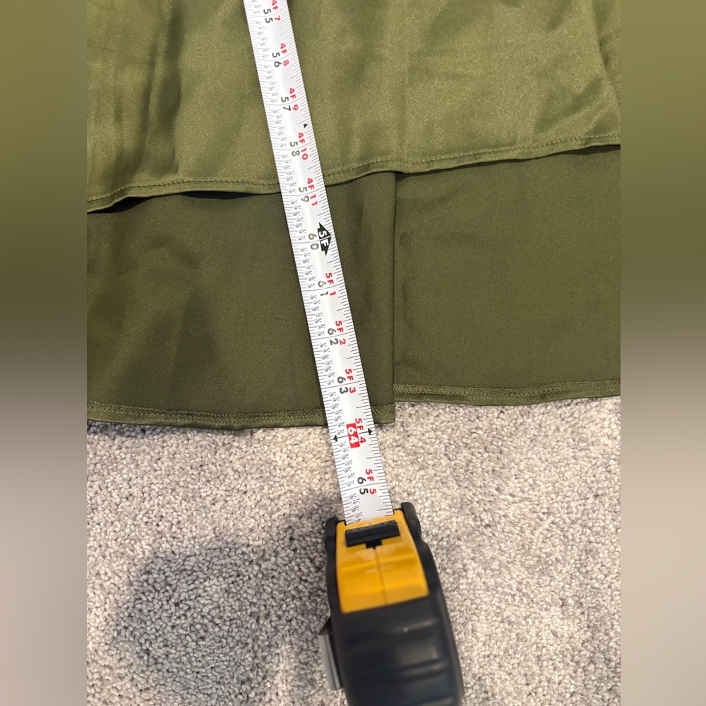 Olive Green Dress - Picture 10 of 11